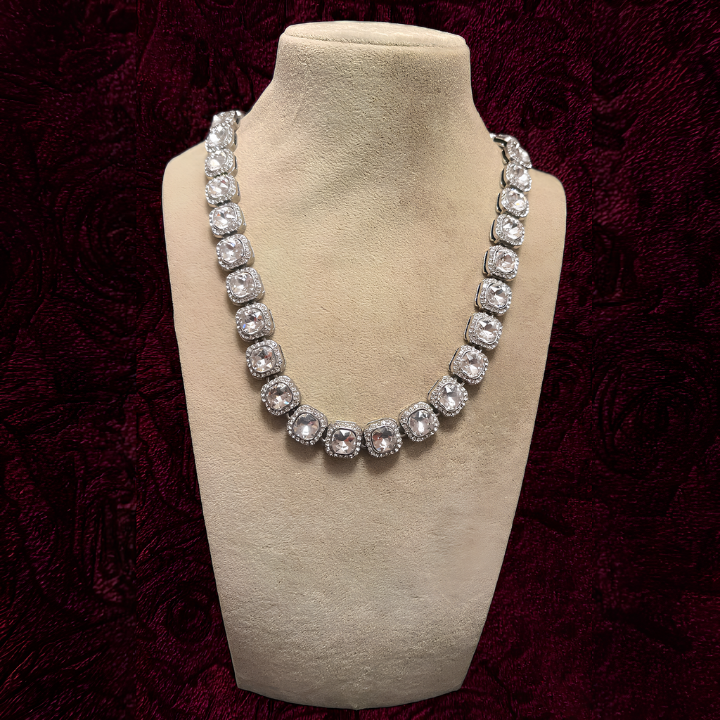 RICH ICED OUT DIAMOND BAGUETTE CHAIN 12mm (Bakır)