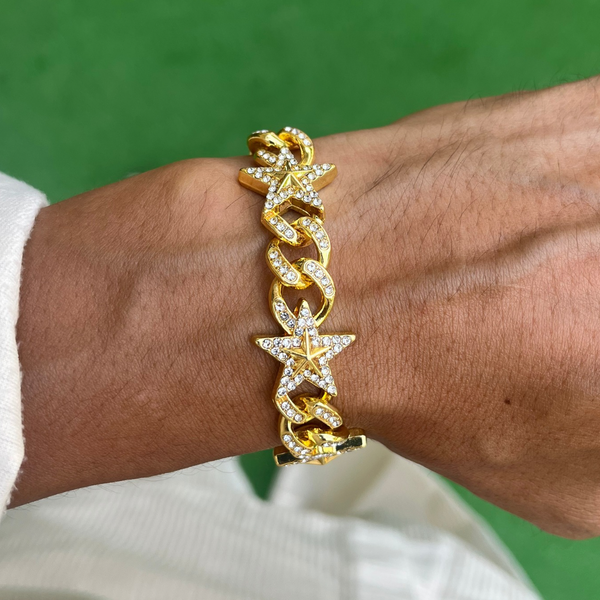 RICH STAR GOLD DIAMOND BRACELET
