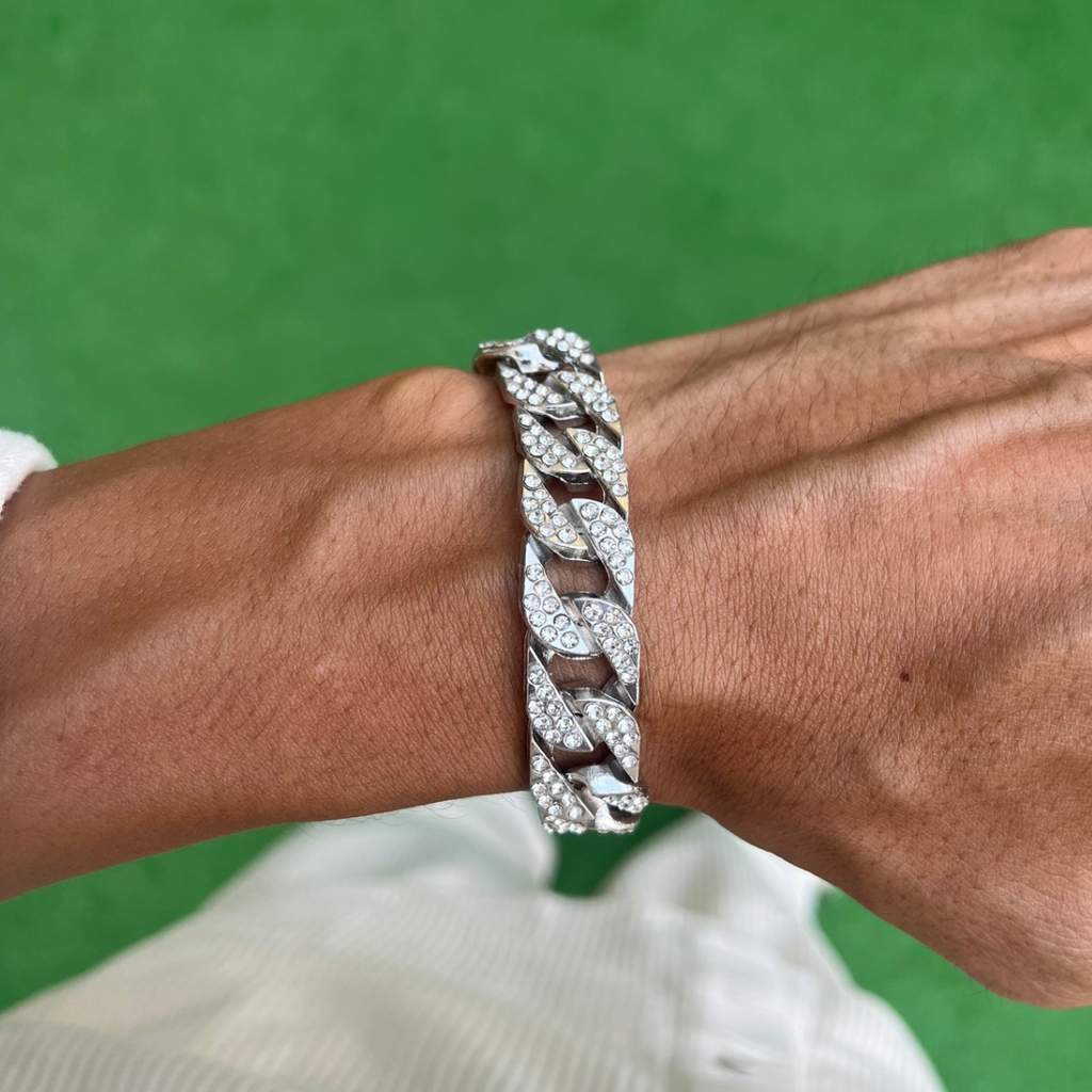 RICH DIAMOND BIGGY CUBAN BRACELET 14mm