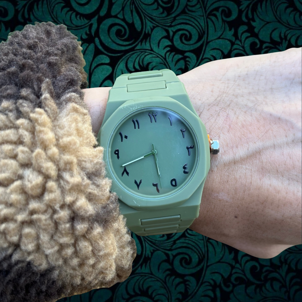 RICH MATTE DUBAI GREEN PREMIUM WATCH (Polycarbon)