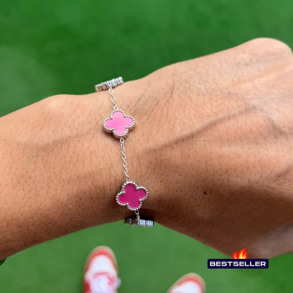 RICH LUI PINK SILVER EDITION BİLEKLİK (Paslanmaz Çelik)