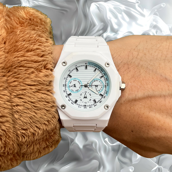 RICH PRO MATTE WHITE PREMIUM WATCH (Polycarbon)