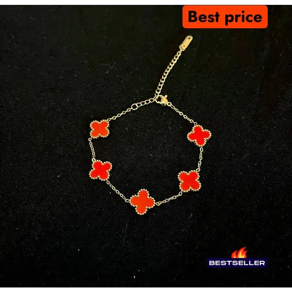 RICH LUI RED GOLD EDITION BİLEKLİK (Paslanmaz Çelik)