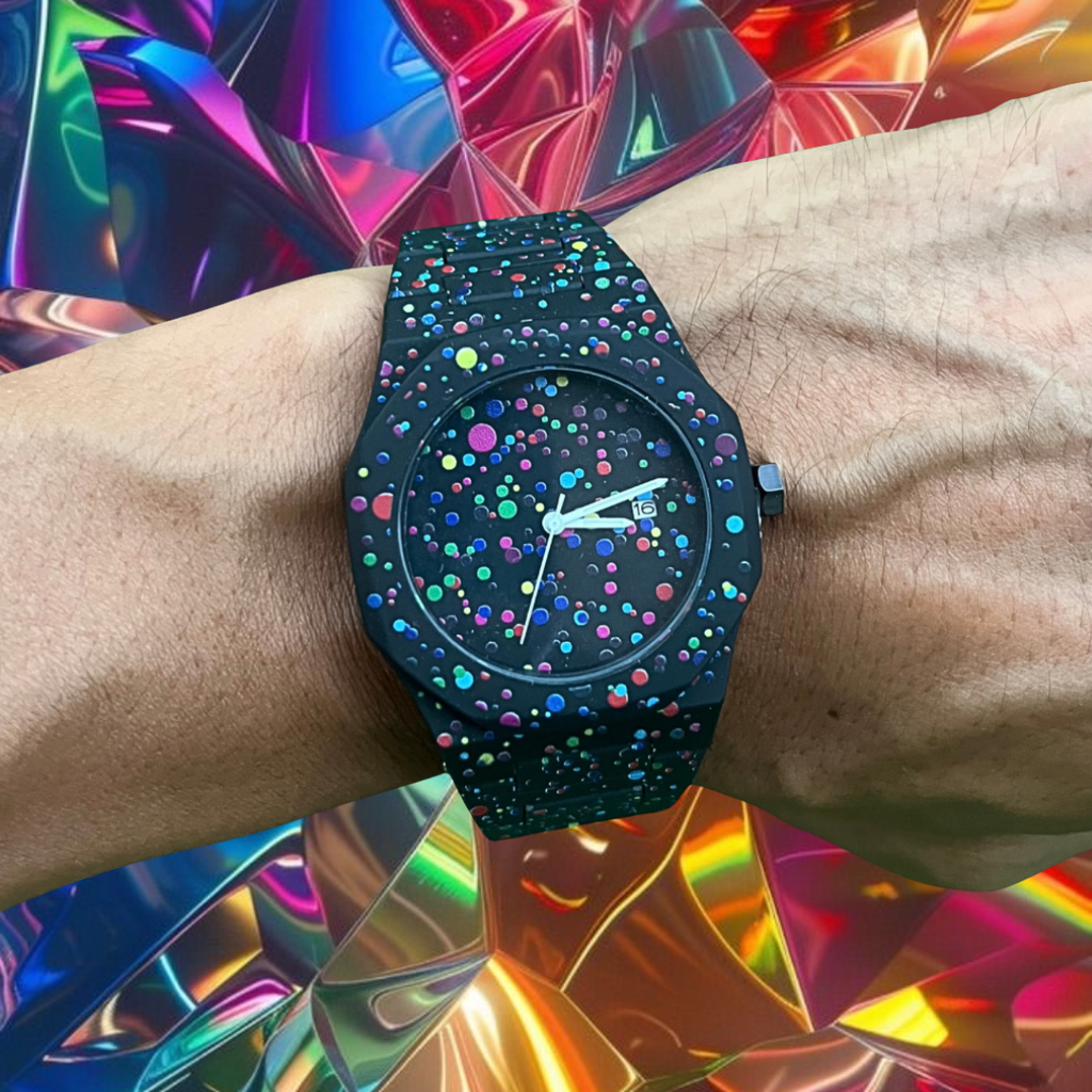 RICH MATTE PAINTFUL BLACK PREMIUM WATCH (Polycarbon)