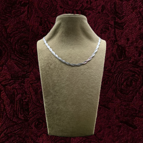 RICH ITALIANO DOUBLE SILVER CHAIN (Paslanmaz Çelik)