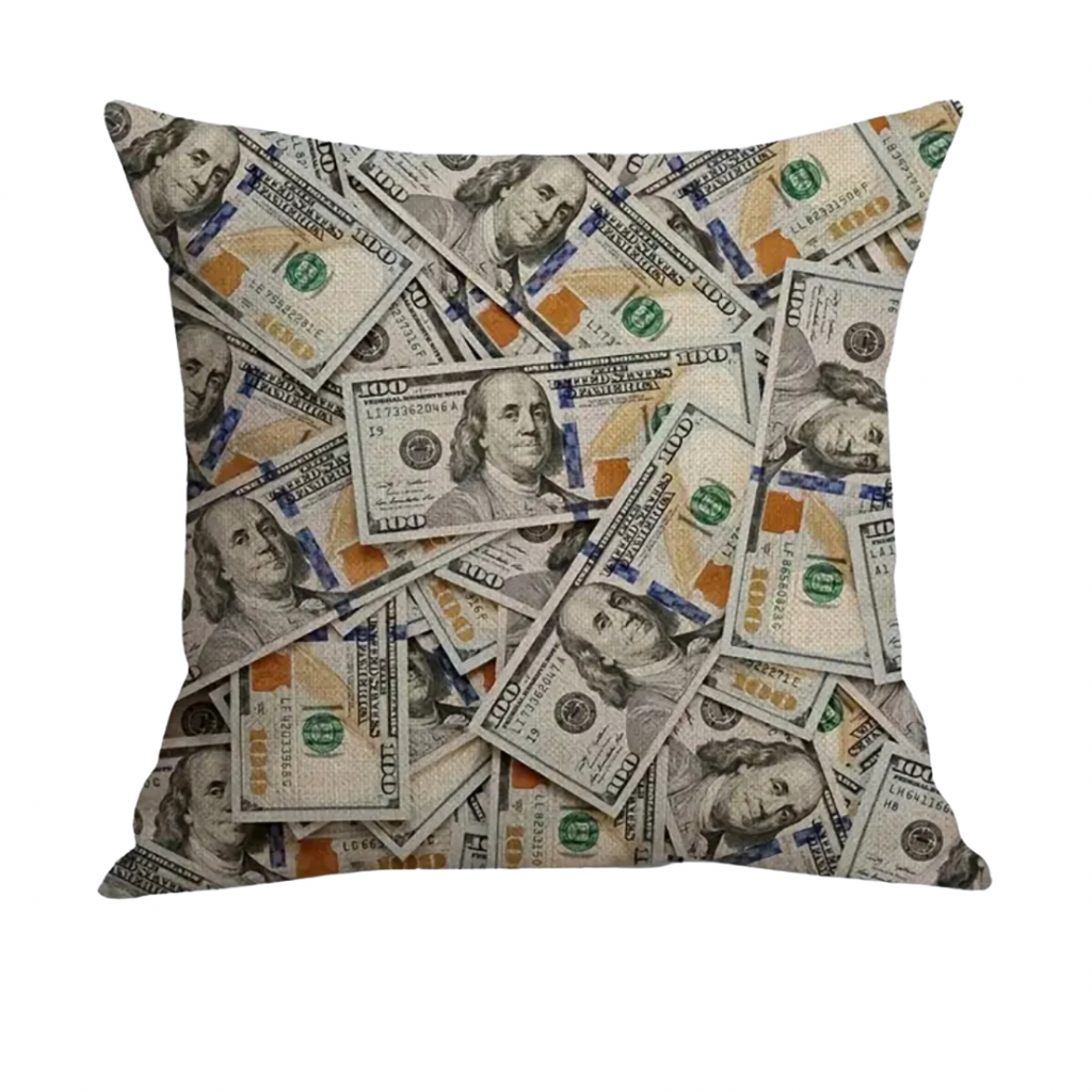 RICH DOLLAR YASTIK KILIFI (Ön Sipariş)