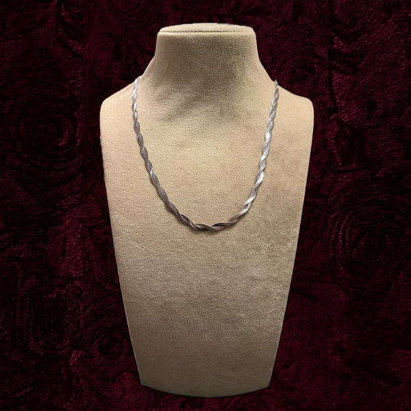 RICH ITALIANO DOUBLE SILVER CHAIN (Paslanmaz Çelik)