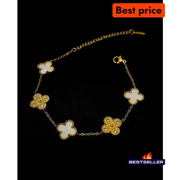RICH LUI WHITE GOLD DIAMOND EDITION BİLEKLİK (Paslanmaz Çelik)