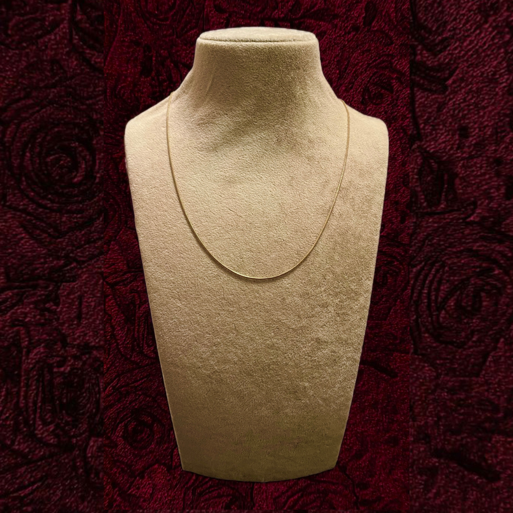 RICH GOLD SNAKE CHAIN 1mm (Paslanmaz Çelik)