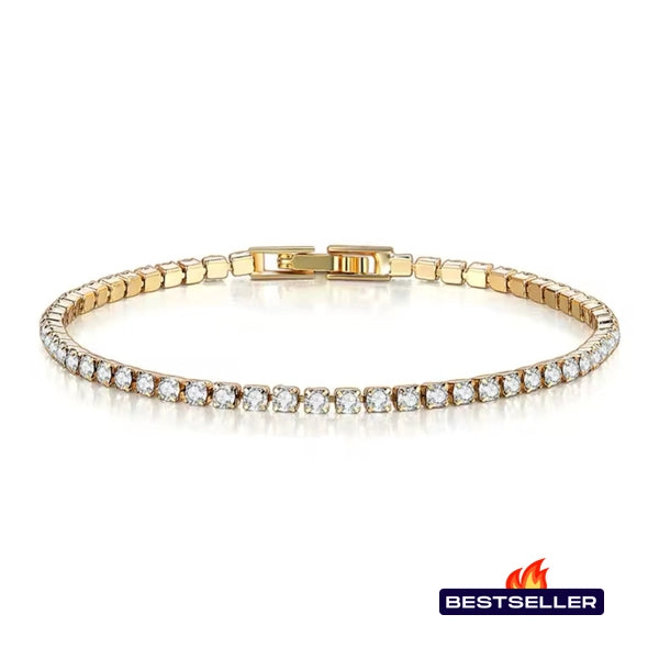 RICH DIAMOND GOLD 2.5mm BRACELET (Zircon)