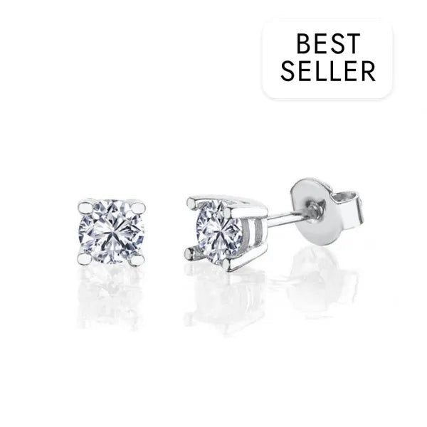 RICH ELITE EARRING (925K REAL SILVER)