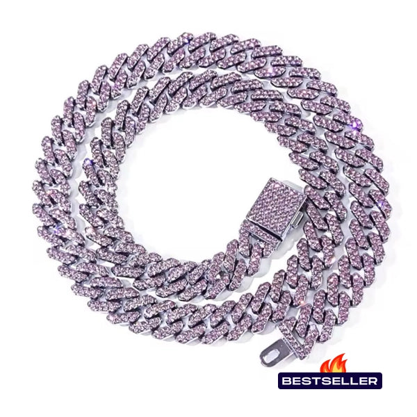 RICH PURPLE MIAMI CHAIN (Ön Sipariş)