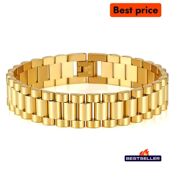 RICH ROLLY GOLD BİLEKLİK (Paslanmaz Çelik)