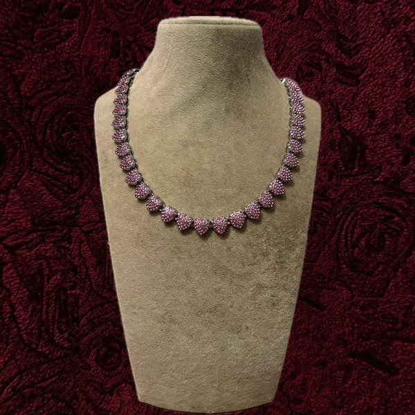 RICH PINK HEART DIAMOND CHAIN (Limited Edition)