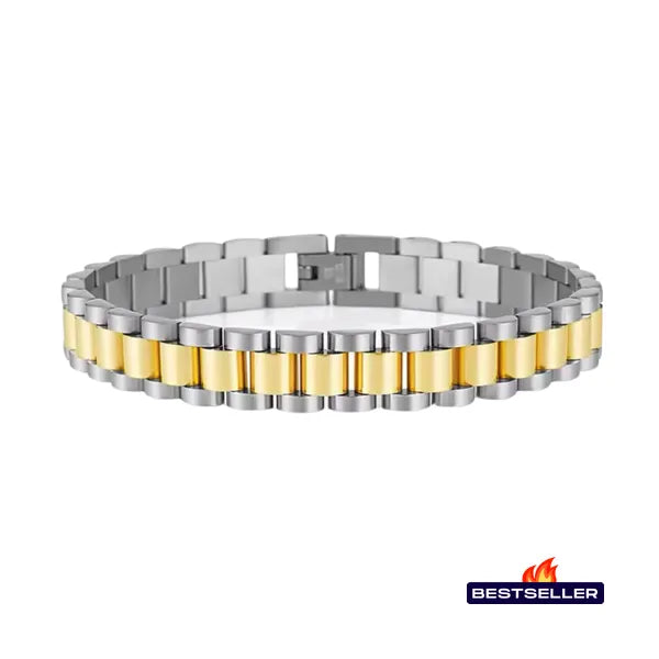 RICH ROLLY GOLD DIAMOND BİLEKLİK (Paslanmaz Çelik)