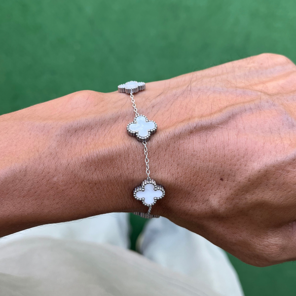 RICH LUI WHITE SILVER EDITION BİLEKLİK (Paslanmaz Çelik)