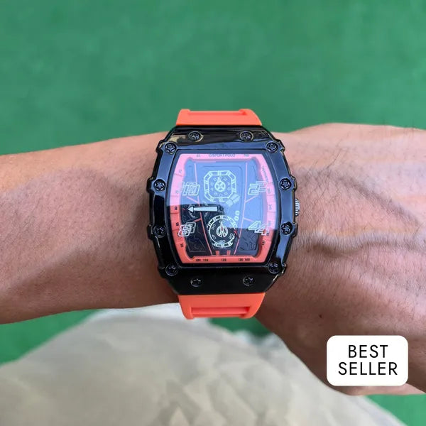 RICH RM ORANGE BLACK PREMIUM WATCH