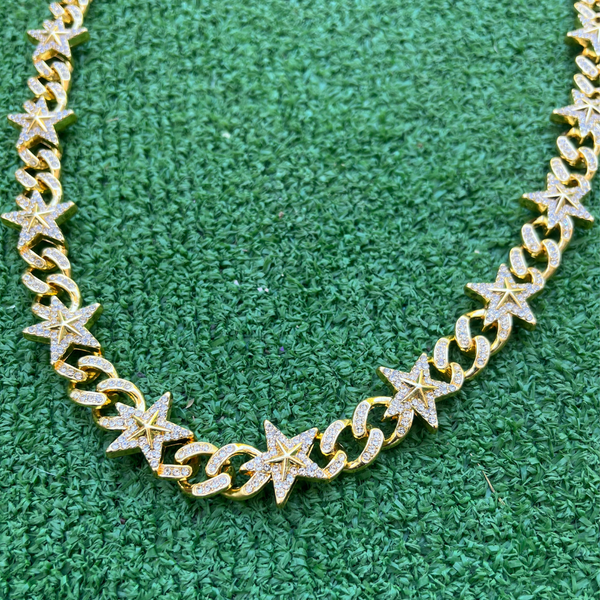 RICH STAR GOLD CUBAN CHAIN (Bakır)