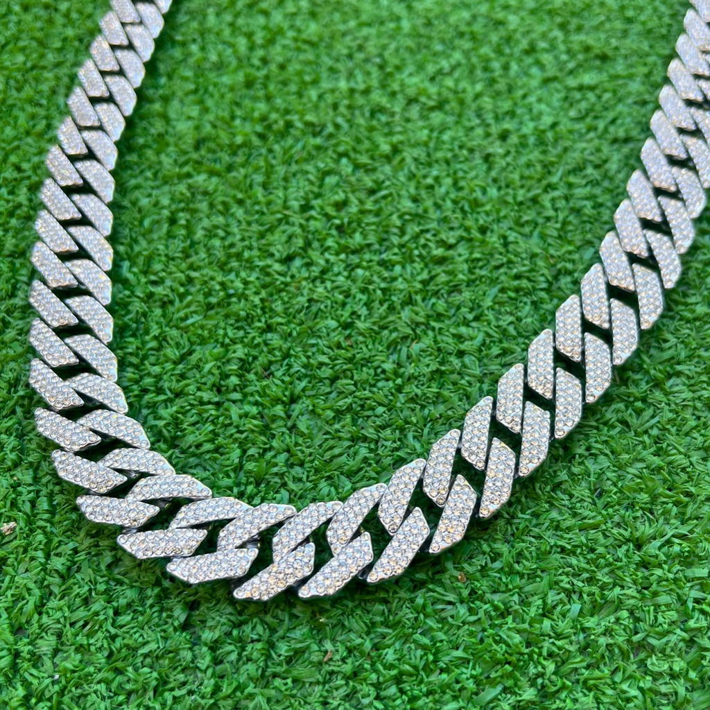 RICH KING DIAMOND MIAMI CHAIN 16mm (Bakır)