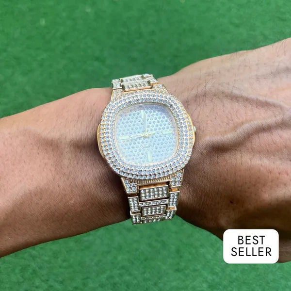 ICE RICH WATCH GOLD