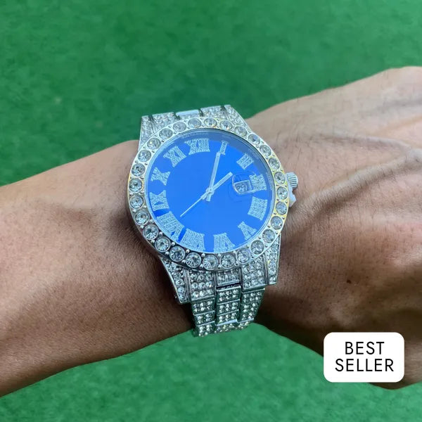 RICH DOUBLE DARK BLUE WATCH