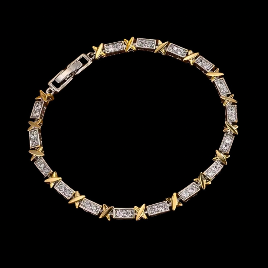 RICH X DIAMOND BİLEKLİK No.2 (Gold Plated)