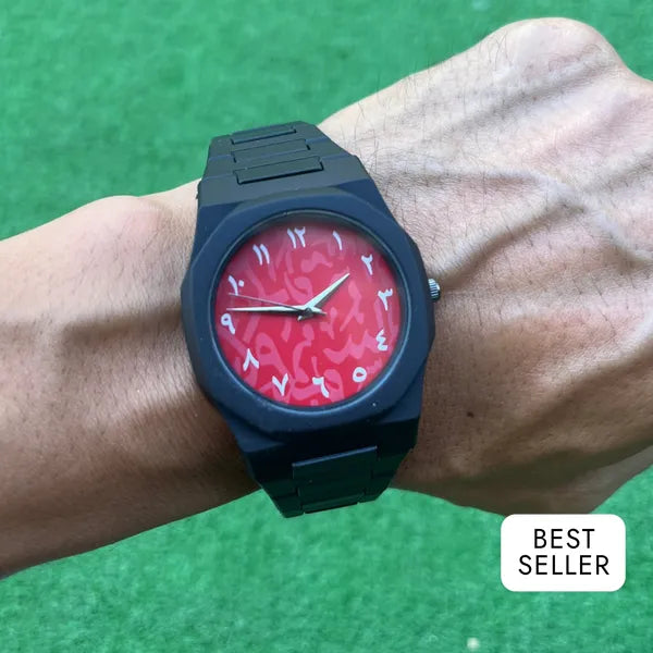 RICH DUBAI RED BLACK PREMIUM WATCH