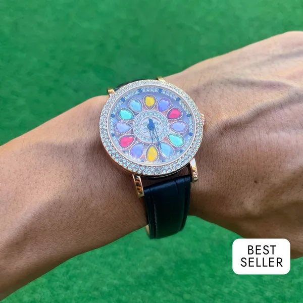 RICH BLACK ELEMENTS SPINNER WATCH