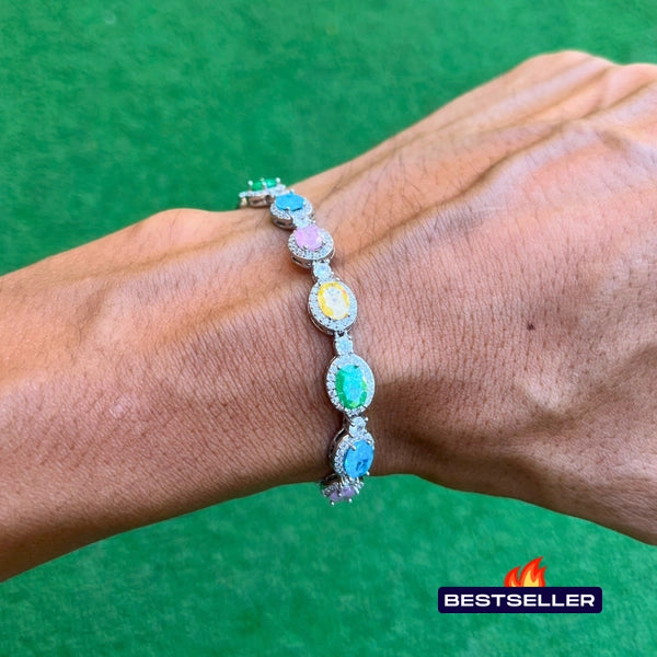 RICH QUANTUM COLORFUL DIAMOND BRACELET (First Class)