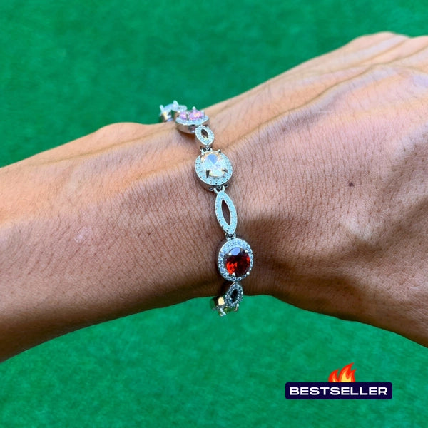 RICH OASIS COLORFUL DIAMOND BRACELET (First Class)