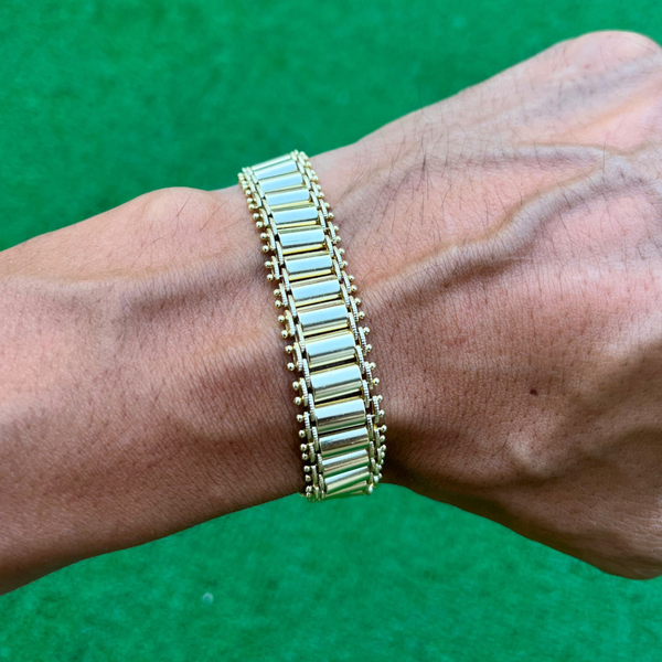 RICH GOLDEN ROLLY BRACELET (Gold Plated)