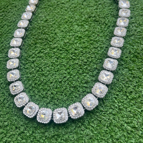 RICH DIAMOND BAGUETTE CHAIN 12mm (Bakır)