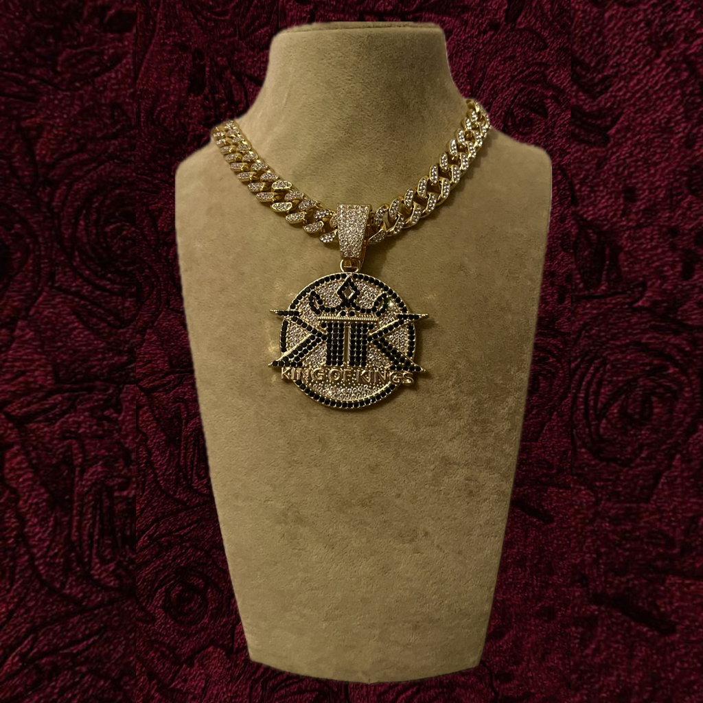 RICH ICED OUT GOLD BLACK KING OF KINGS