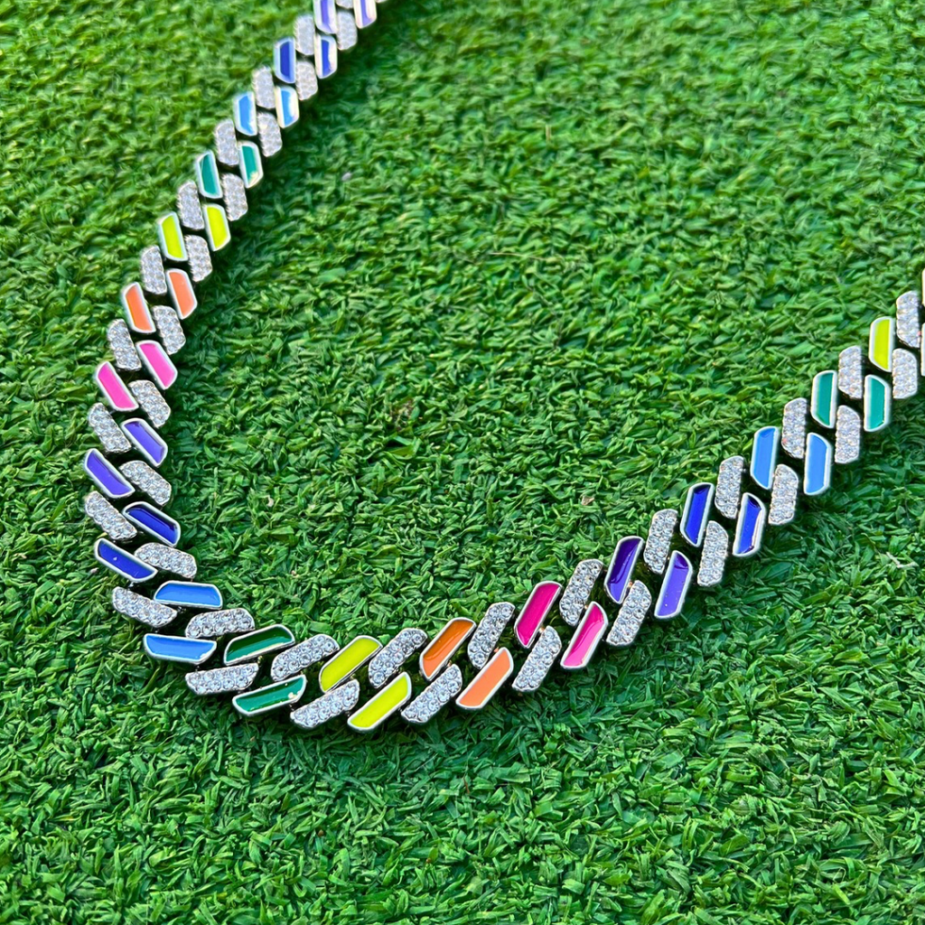 RICH RAINBOW MIAMI CHAIN (Bakır)