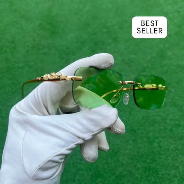 RICH LIGHT GREEN TIGER EYEWEAR