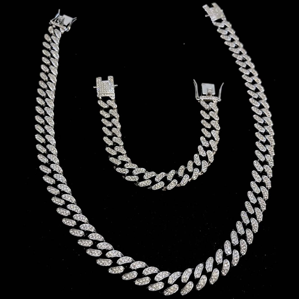 RICH CUBAN SET (Chain x Bracelet)
