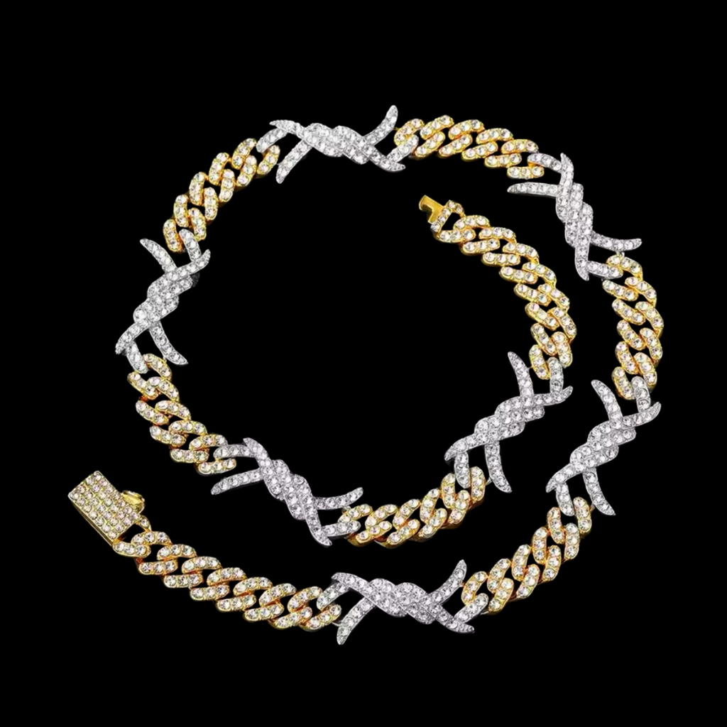 RICH WIRE GOLD SILVER CHAIN (Ön Sipariş)