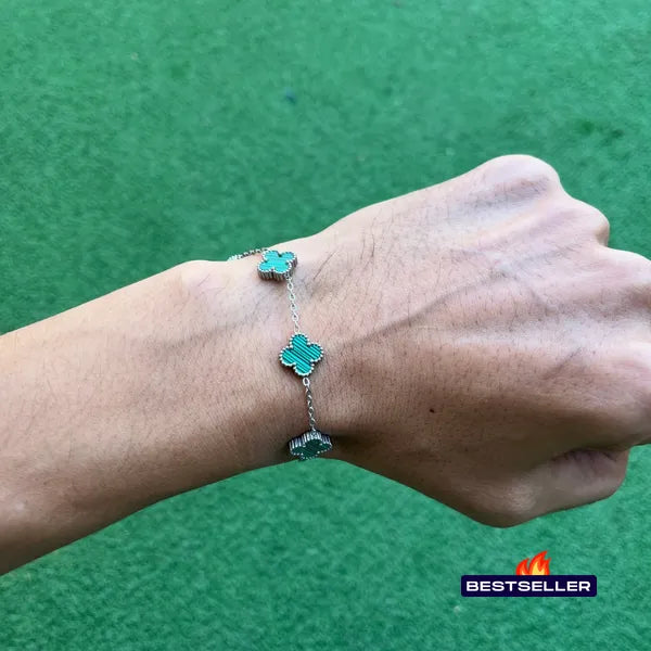 RICH LUI GREEN SILVER EDITION BİLEKLİK (Paslanmaz Çelik)