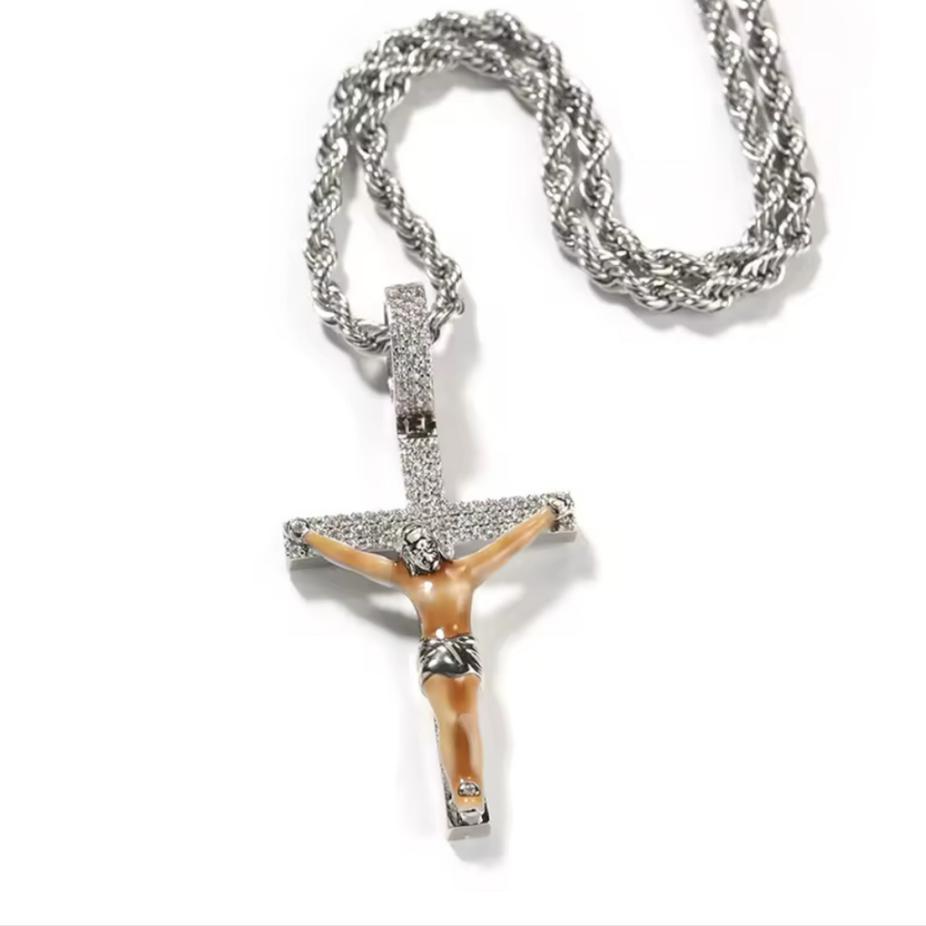 RICH JESUS CROSS (Gold Plated)