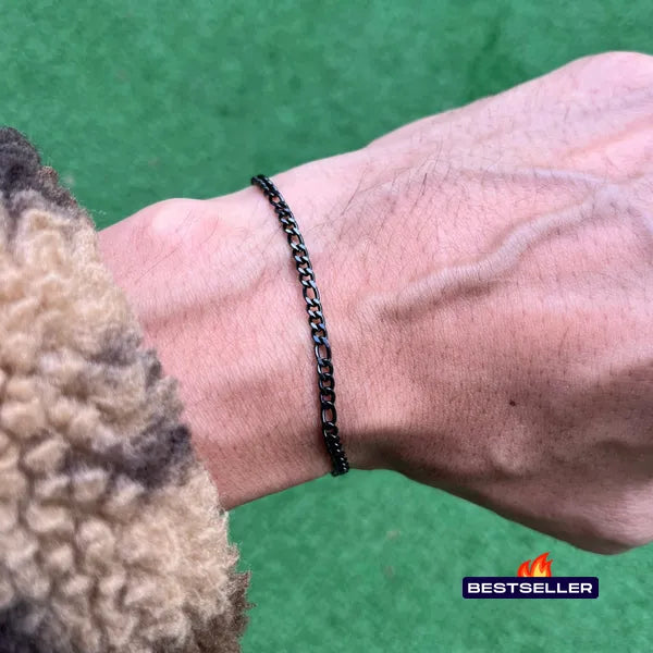 RICH KING CLASSICO BLACK BİLEKLİK (Paslanmaz Çelik)