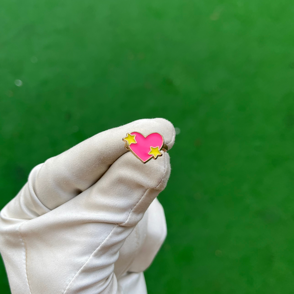 RICH BABY PINK HEART RING (Limited Edition)