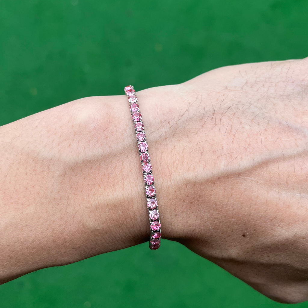 RICH ONE ROW PINK DIAMOND