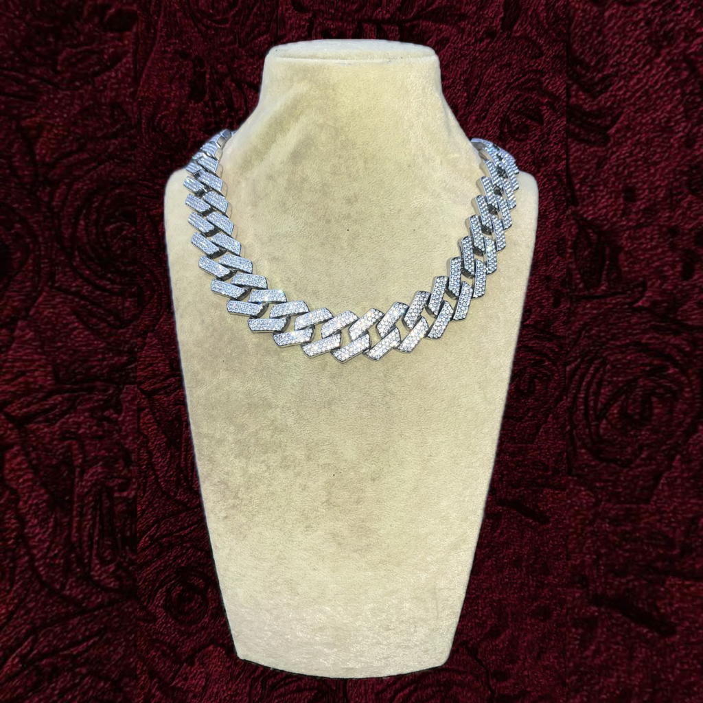 RICH ICED OUT DIAMOND MIAMI CHAIN 20mm (Limited Edition)
