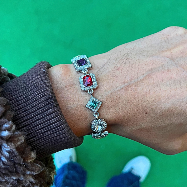 RICH ZUMRUDI RAINBOW BİLEKLİK