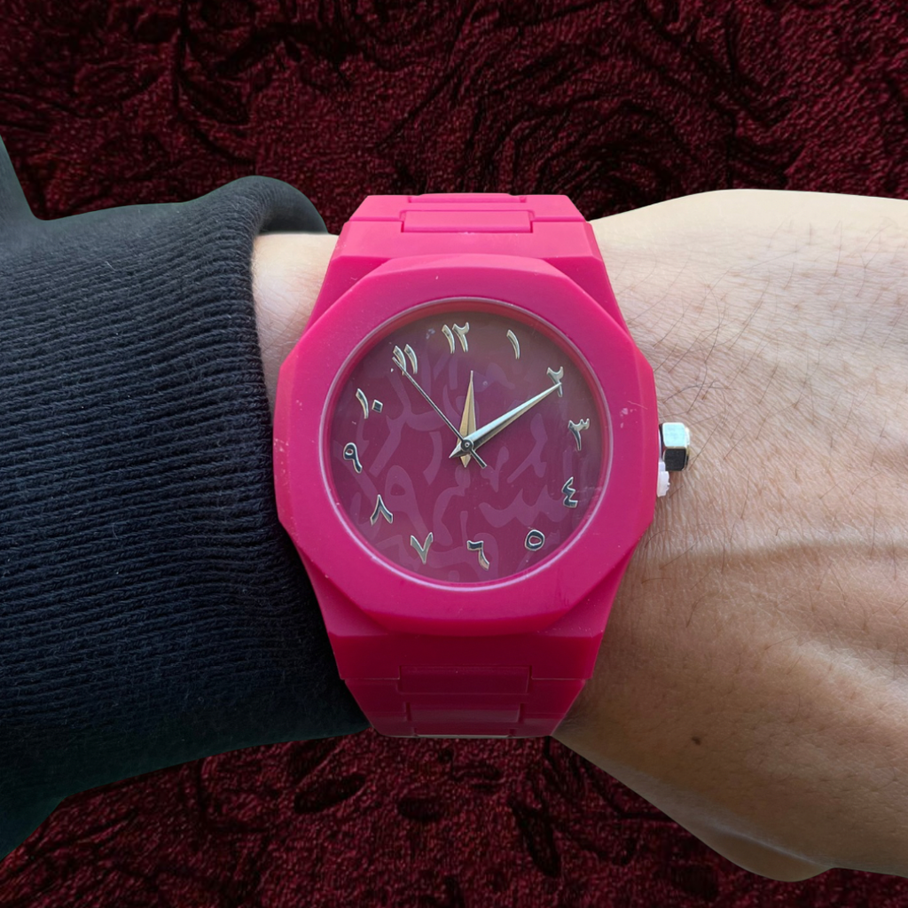 RICH MATTE CHERRY DUBAI WATCH (Polycarbon)