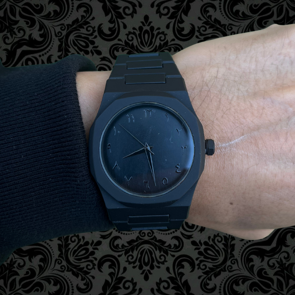 RICH MATTE DUBAI BLACK PREMIUM WATCH (Polycarbon)