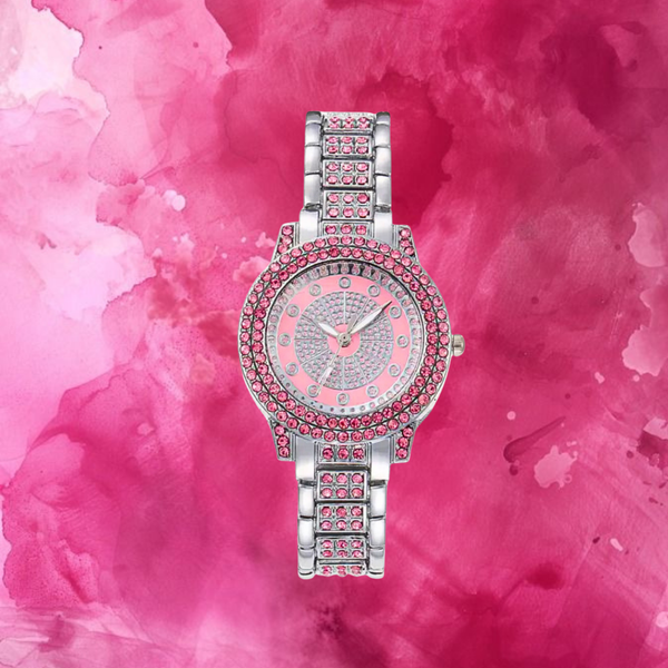 RICH CLASSIC PINK DIAMOND WATCH
