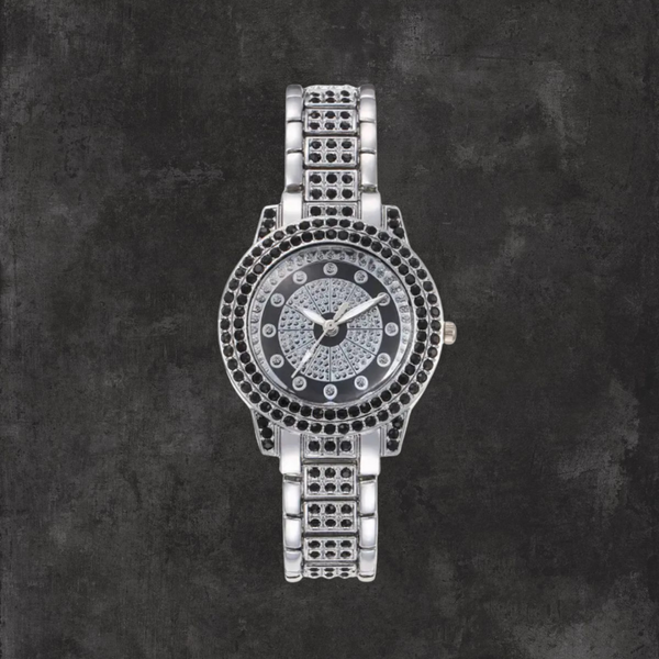 RICH CLASSIC BLACK DIAMOND WATCH