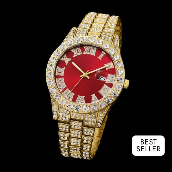 RICH BLOOD DIAMOND GOLD WATCH