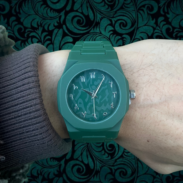 RICH MATTE DUBAI GREEN PREMIUM WATCH No.2 (Polycarbon)